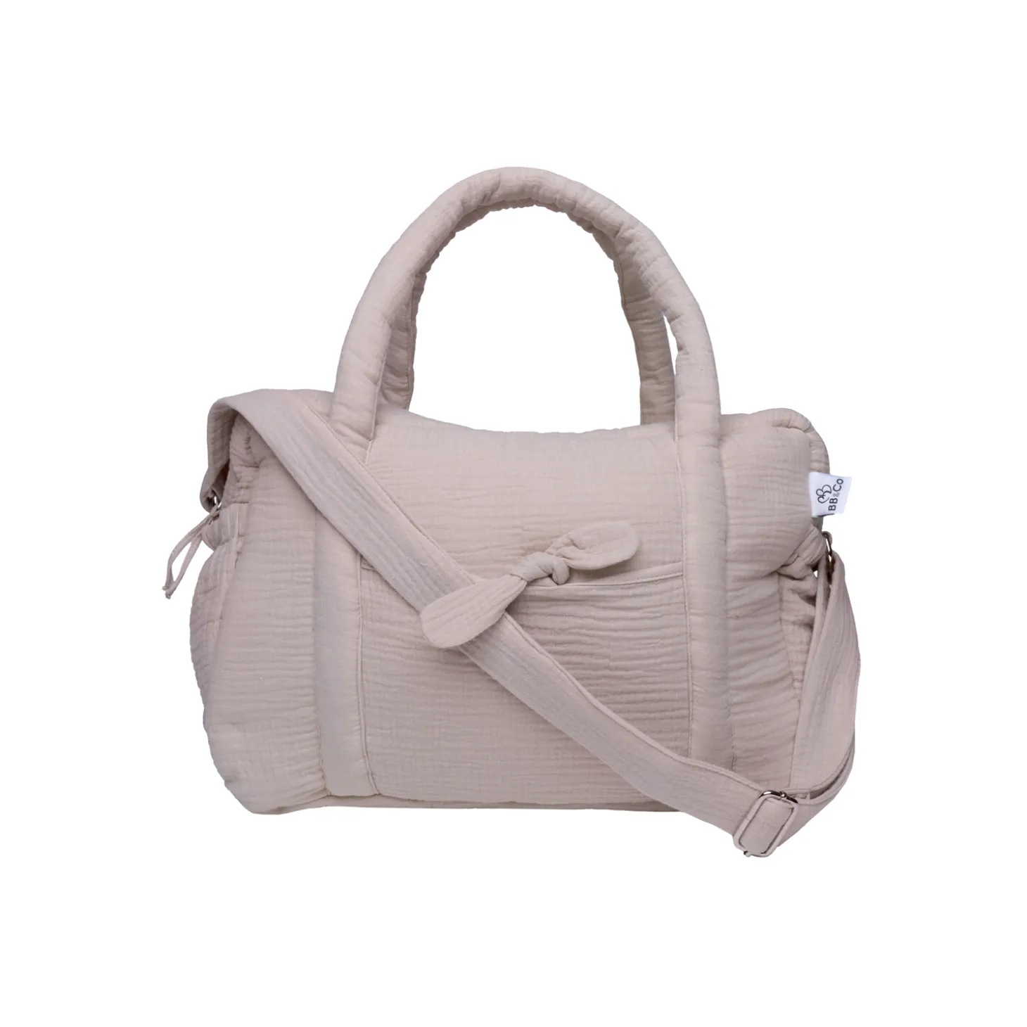 BB&Co Sac à langer en gaze de coton Biscuit