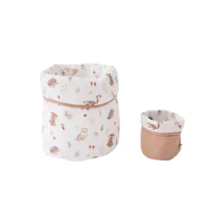 BB&Co                    Set Corbeilles de rangement Cosy Forest    Blanc/ Mocha