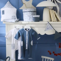 BB&Co                    Set Corbeilles de rangement    Forêt Enchantée Blanc/ Bleu