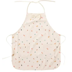 BB&Co                    Tablier de cuisine nœud pap imperméable    Terrazzo            3 - 6 ans
