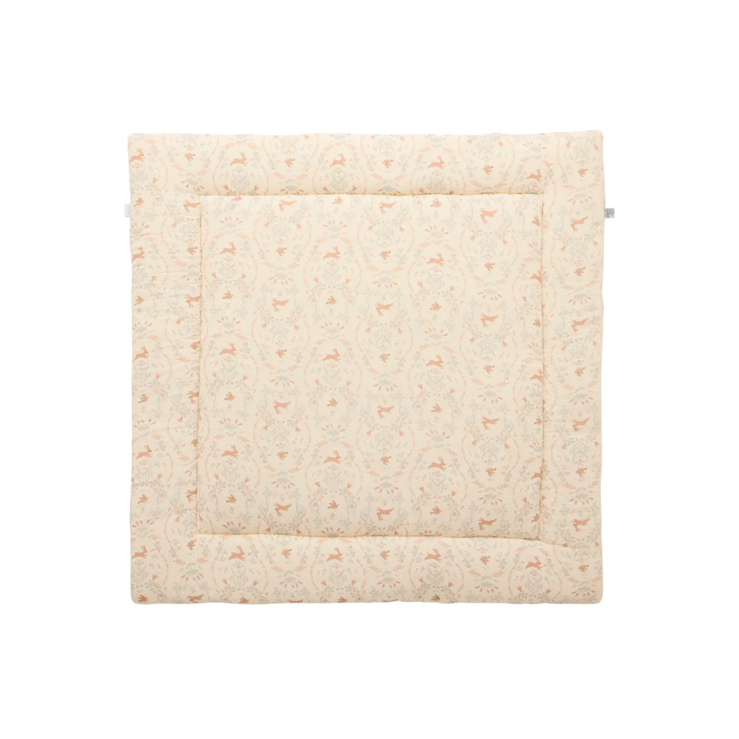 BB&Co Tapis de jeu /fond de parc Jardin enchanté Ivoire 100x100 cm
