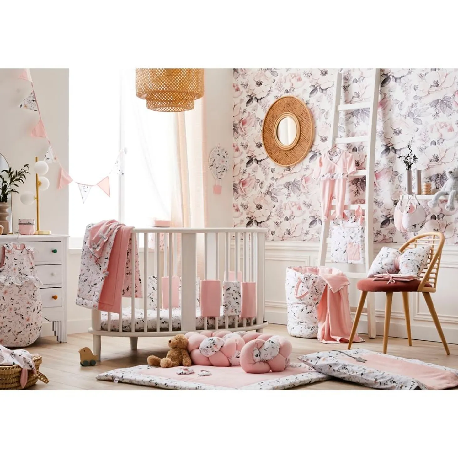 BB&Co Tapis de jeu réversible/fond de parc Sweet Garden 100x100 cm