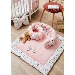 BB&Co Tapis de jeu réversible/fond de parc Sweet Garden 100x100 cm