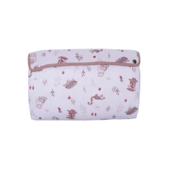 BB&Co Tapis à langer pliable avec poches gaze Blanc/ Mocha