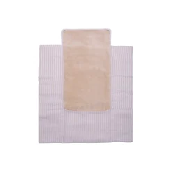 BB&Co                    Tapis à langer pliable avec poches gaze rayé    Galet