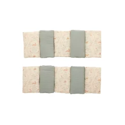 BB&Co                    Tour de lit modulable Jardin enchanté    Vert De Gris