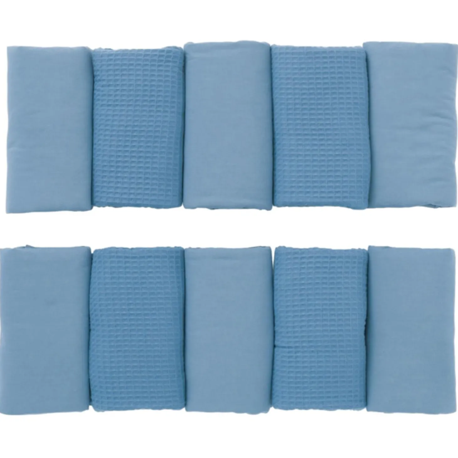 BB&Co Tour de lit modulable Mix&Match Pierre Bleue