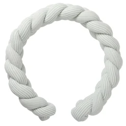 BB&Co                    Tresse décorative ouatinée rayé    Soft Stripes Ecru/ Vert De Gris            200 cm
