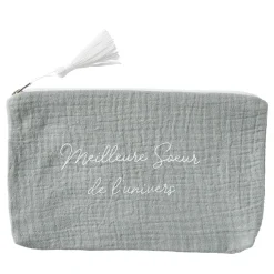 BB&Co                    Trousse cadeau ""Meilleure soeur""    Vert De Gris