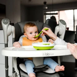BBlüv Assiette chauffante pour bébé Lime