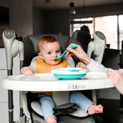 BBlüv                    Assiette chauffante pour bébé    Aqua