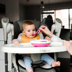 BBlüv                    Assiette chauffante pour bébé    Rose