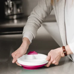 BBlüv                    Assiette chauffante pour bébé    Rose