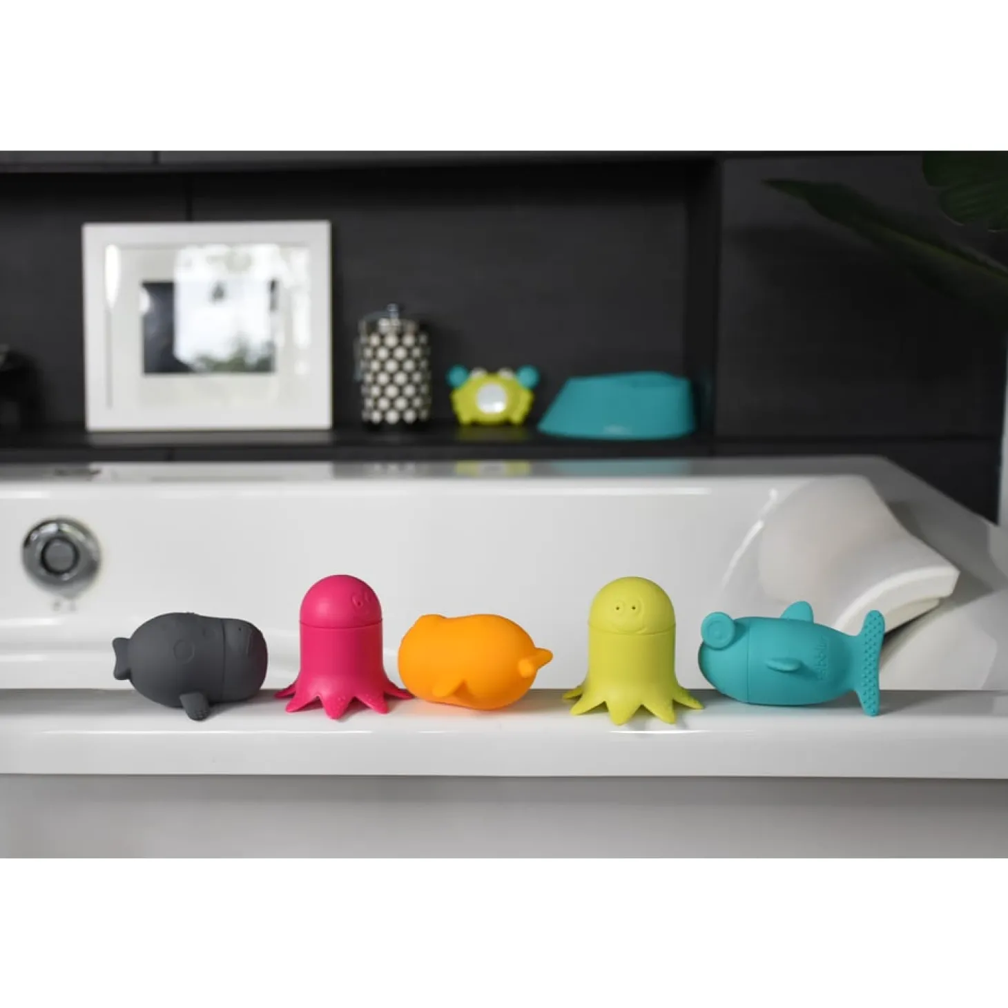 BBlüv Jouets de bain interchangeables en silicone