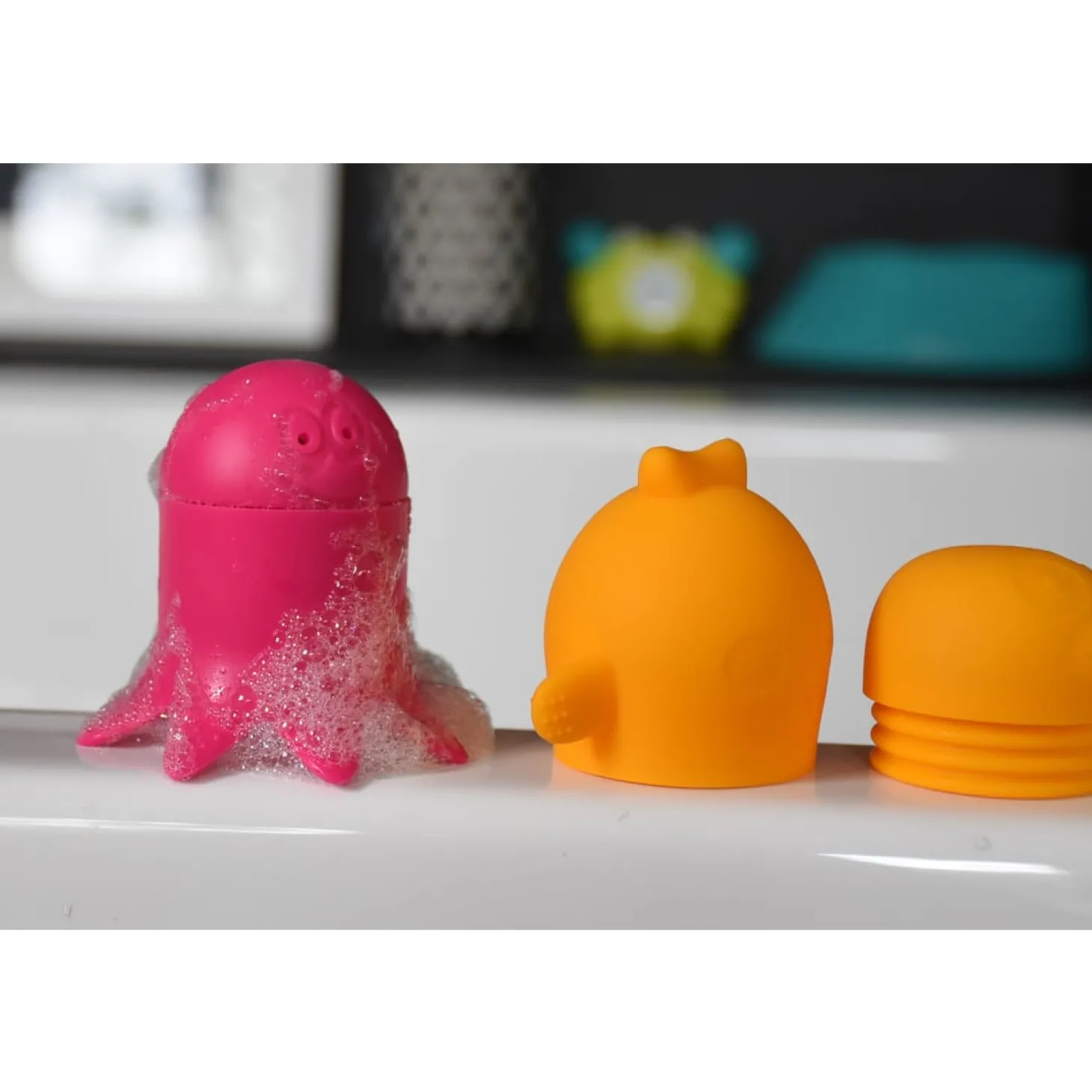 BBlüv Jouets de bain interchangeables en silicone