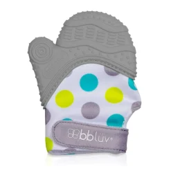 BBlüv Mitaine de dentition pour bébé Glüv Grey