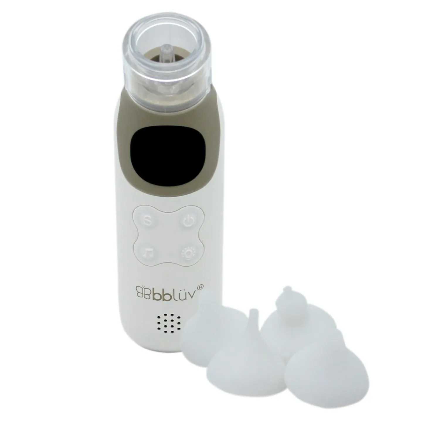 BBlüv Mouche bébé électrique White/Taupe