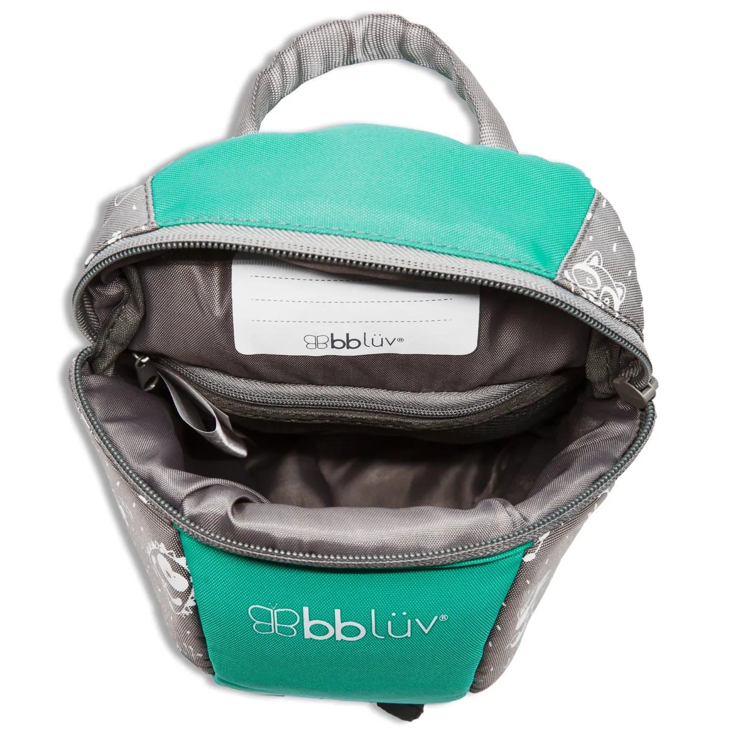 BBlüv Sac à dos pour bambin avec sangle amovible aqua
