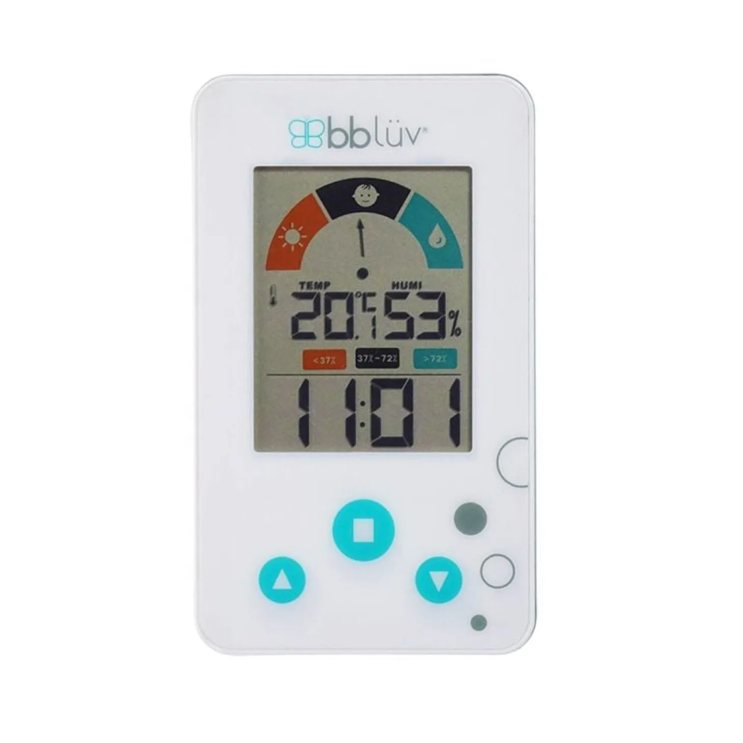BBlüv Thermomètre 2 en 1 Igrö White