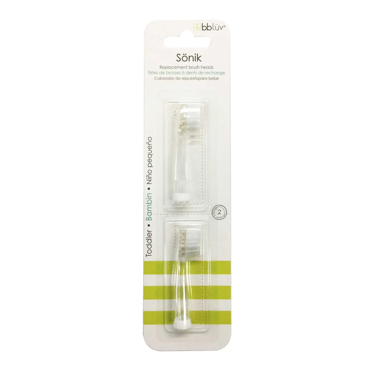 BBlüv Têtes de Brosses à dent de Rechange Sönik White
