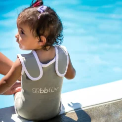 BBlüv Wraäp Combinaison en néoprène pour bébé Aqua 0-6 mois