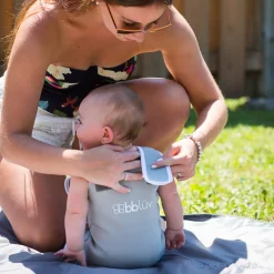 BBlüv                    Wraäp Combinaison en néoprène pour bébé    Aqua            0-6 mois