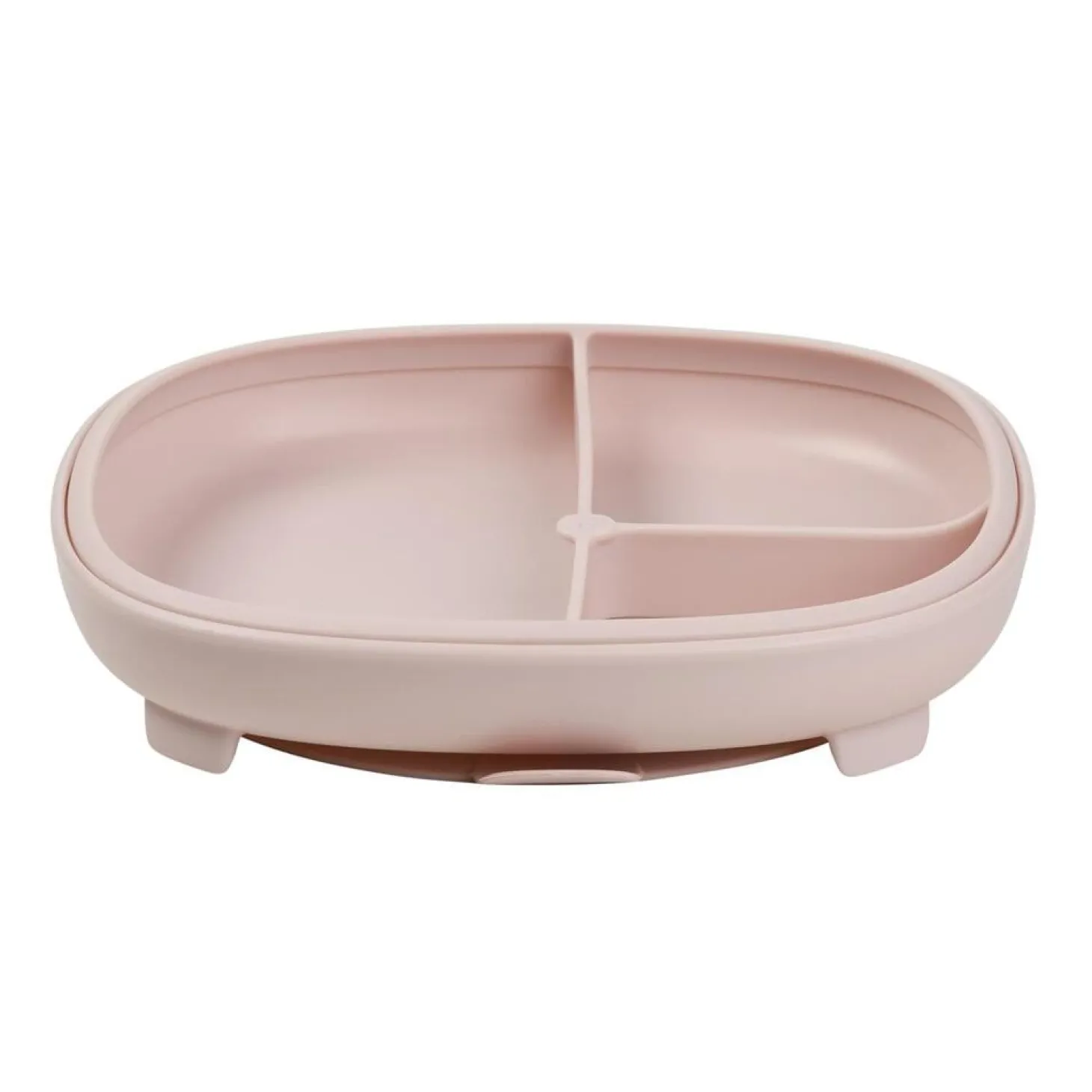 B.Box For Kids Assiette compartimentée 2 en 1 Blush