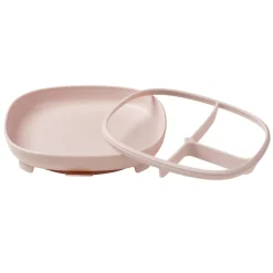 B.Box For Kids Assiette compartimentée 2 en 1 Blush