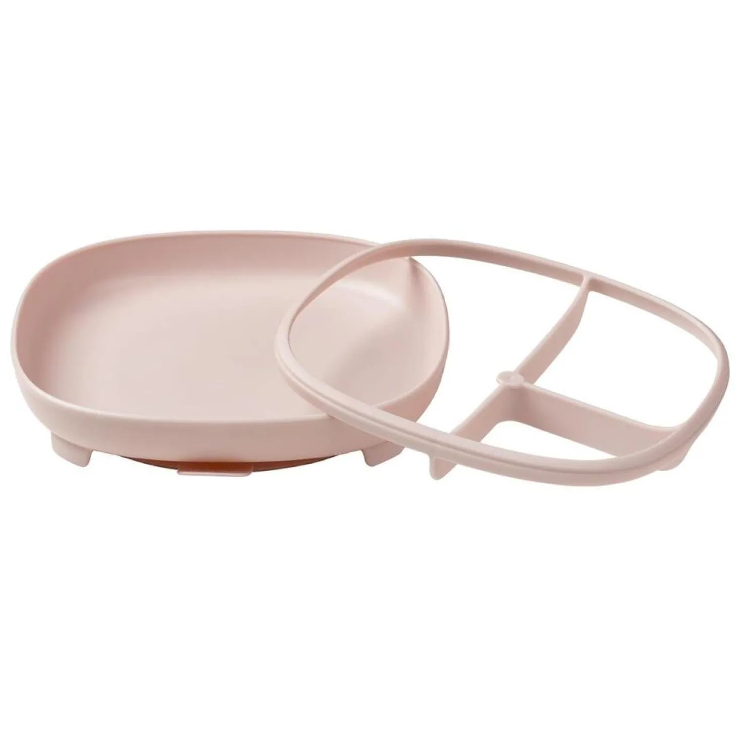 B.Box For Kids Assiette compartimentée 2 en 1 Blush