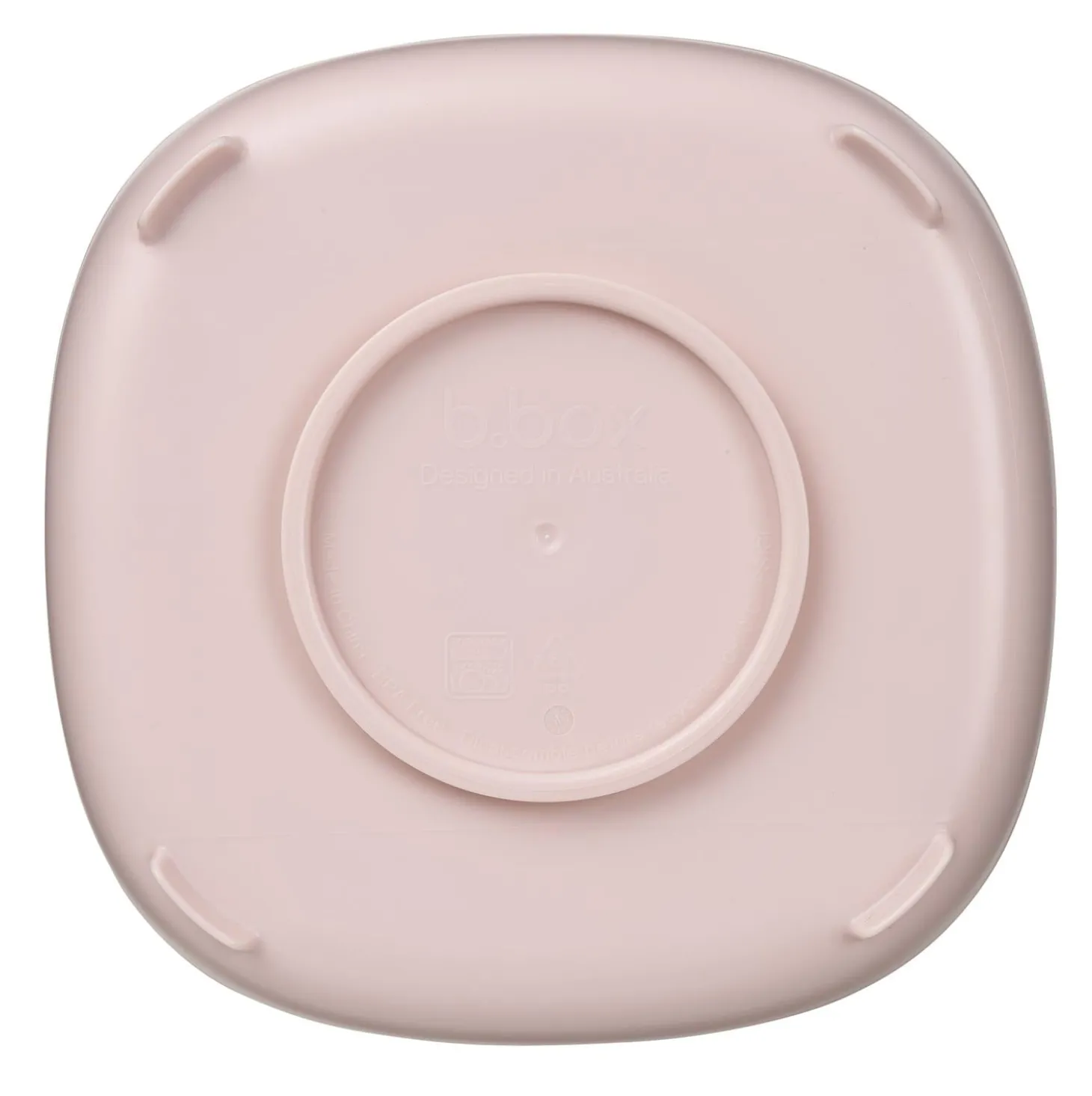 B.Box For Kids Assiette compartimentée 2 en 1 Blush