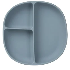 B.Box For Kids Assiette ventousée et couvercle en silicone Ocean