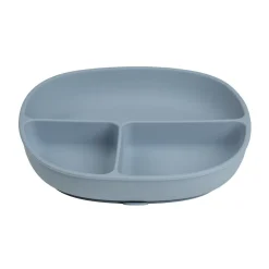 B.Box For Kids Assiette ventousée et couvercle en silicone Ocean