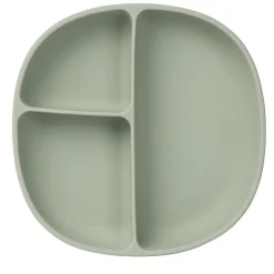 B.Box For Kids                    Assiette ventousée et couvercle en silicone    Sage
