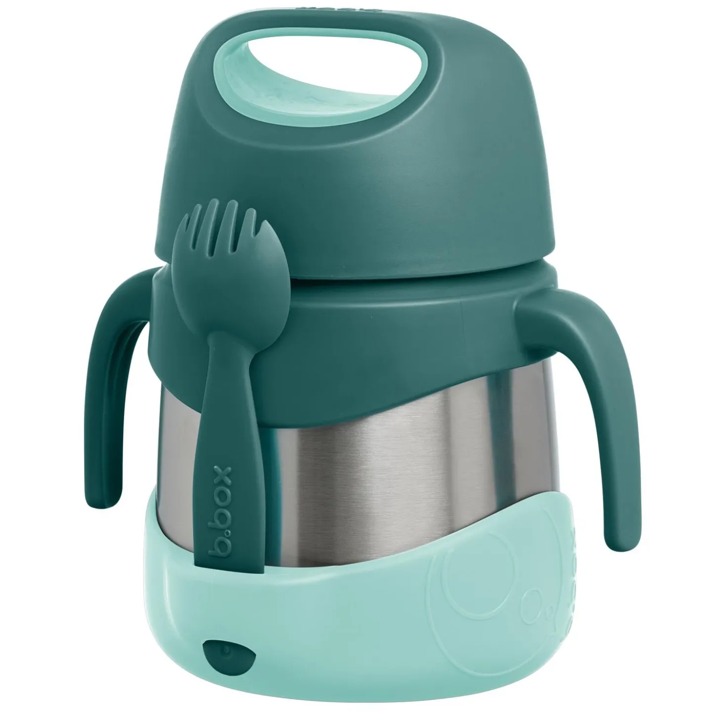 B.Box For Kids Boite à repas isotherme evolutive avec fourchette Emerald forest