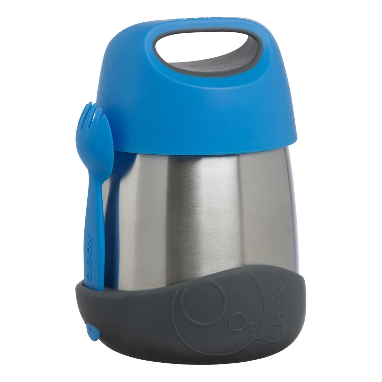 B.Box For Kids Boite à repas isotherme evolutive avec fourchette Blue slate