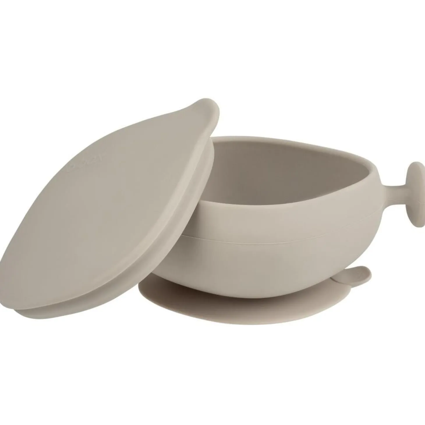 B.Box For Kids Bol ventousé et couvercle en silicone Latte