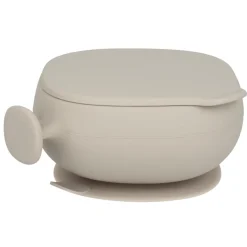 B.Box For Kids Bol ventousé et couvercle en silicone Latte