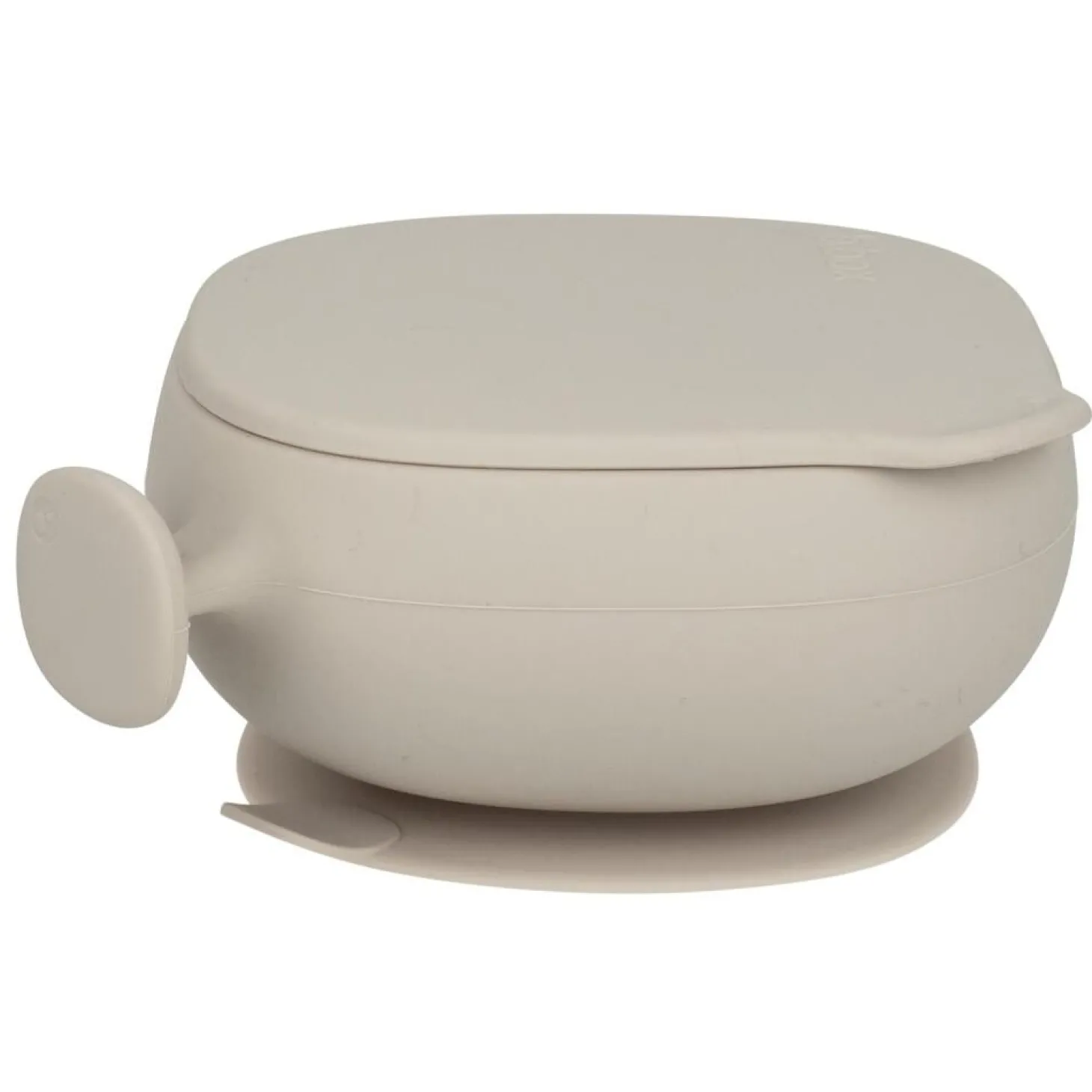 B.Box For Kids Bol ventousé et couvercle en silicone Latte