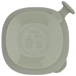 B.Box For Kids                    Bol ventousé et couvercle en silicone    Sage