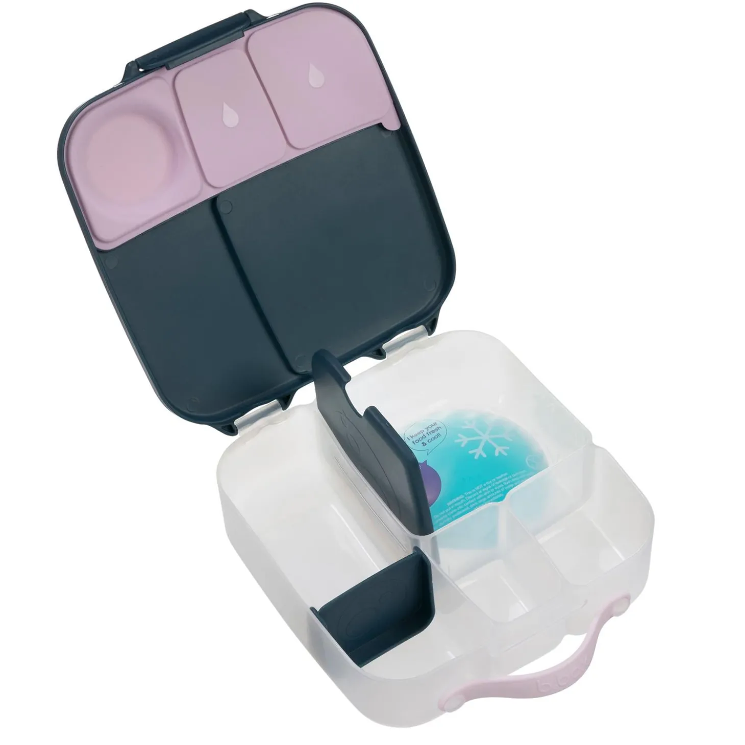 B.Box For Kids Boîte à déjeuner Lunchbox Indigo rose
