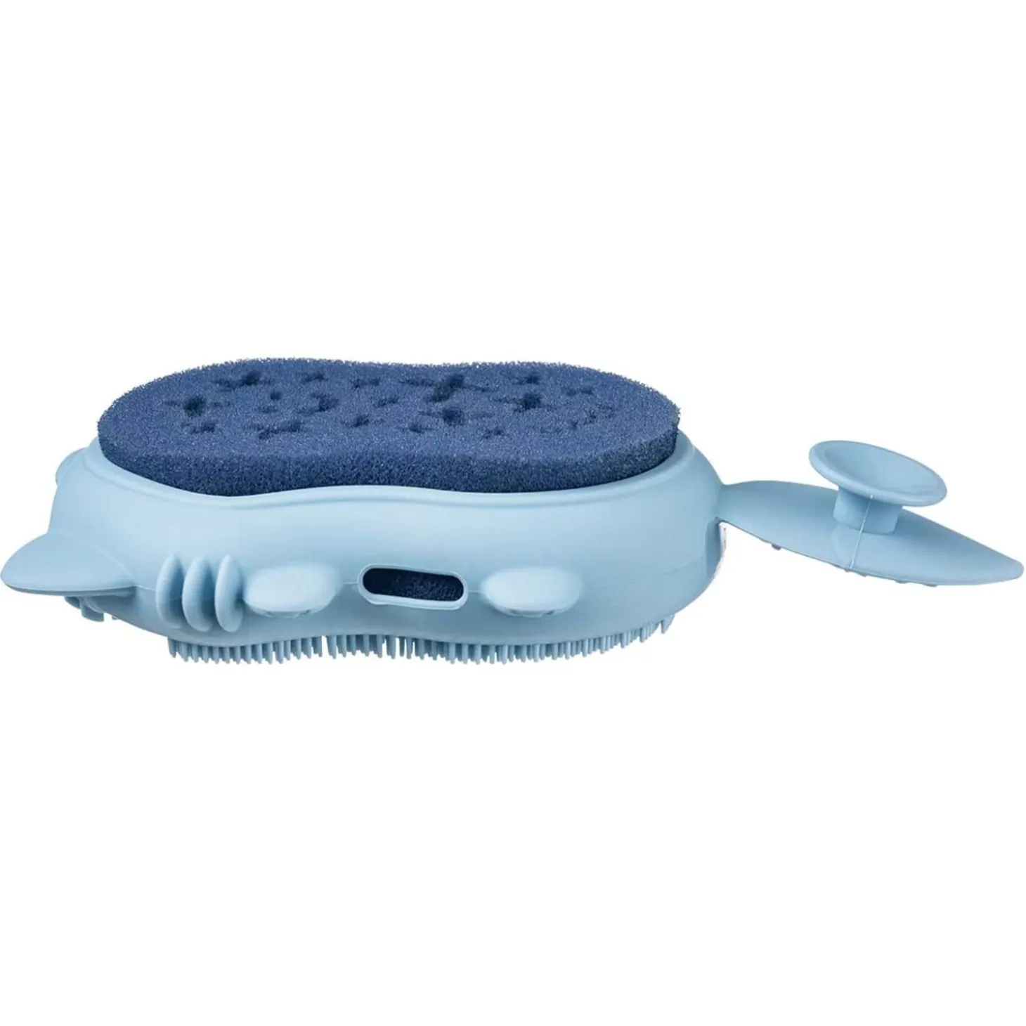 B.Box For Kids Brosse et éponge de bain bébé Bleu