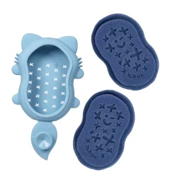 B.Box For Kids Brosse et éponge de bain bébé Bleu