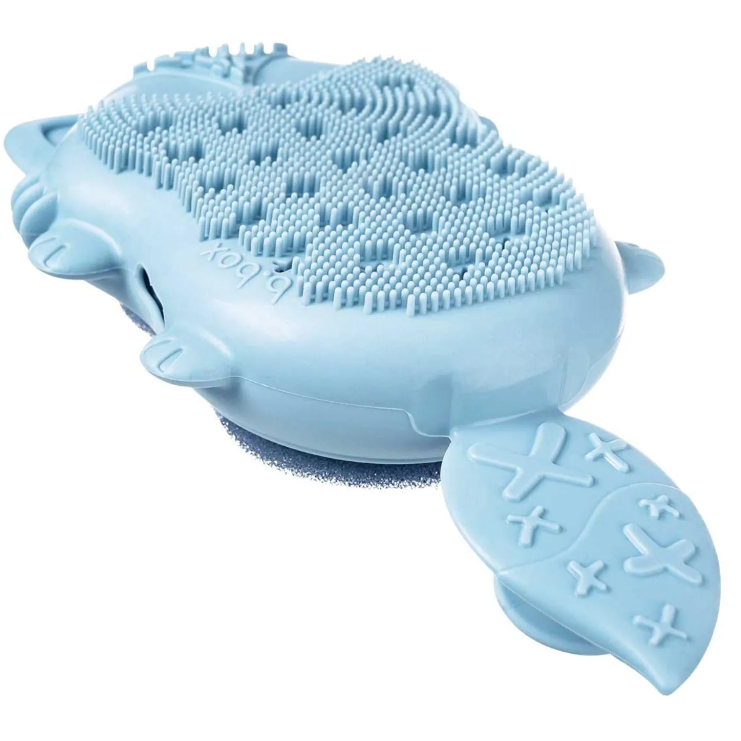 B.Box For Kids Brosse et éponge de bain bébé Bleu