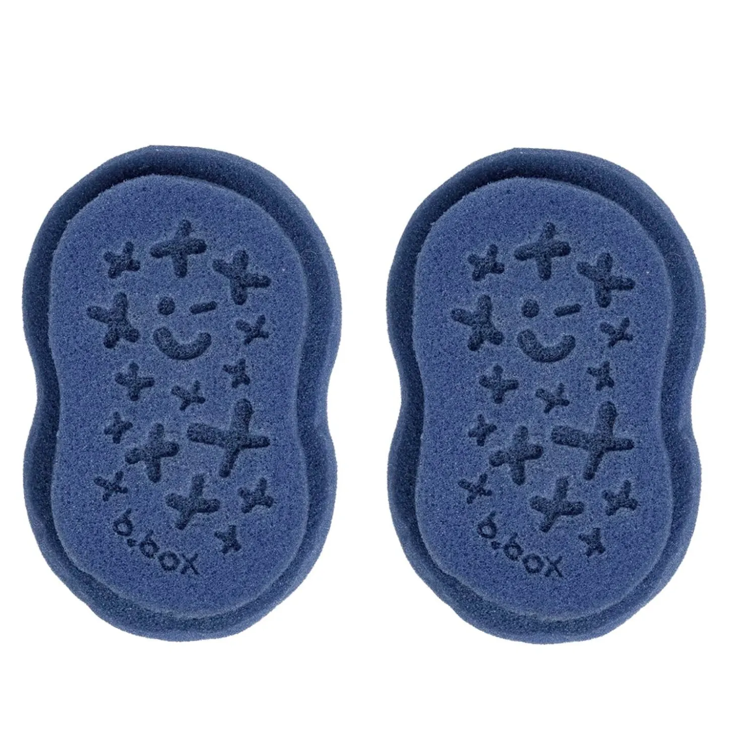 B.Box For Kids Brosse et éponge de bain bébé Bleu