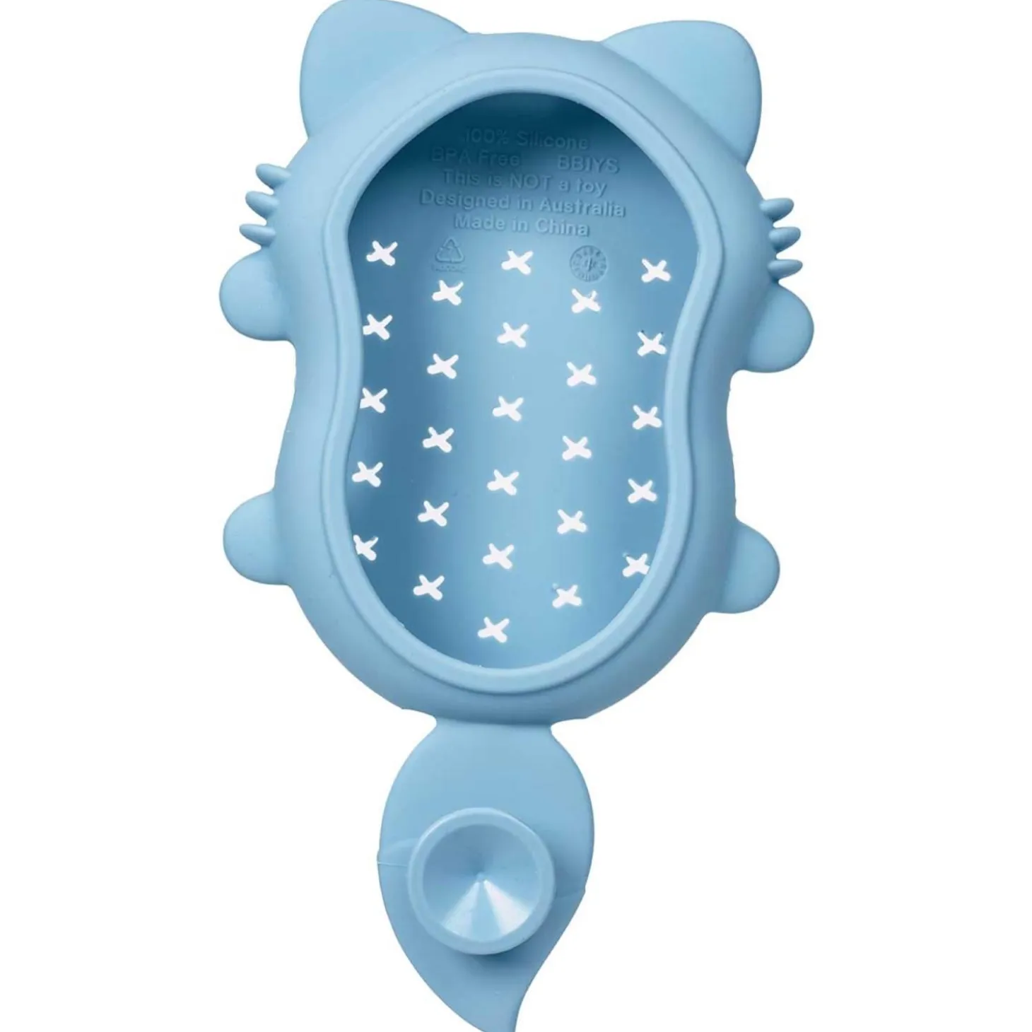B.Box For Kids Brosse et éponge de bain bébé Bleu