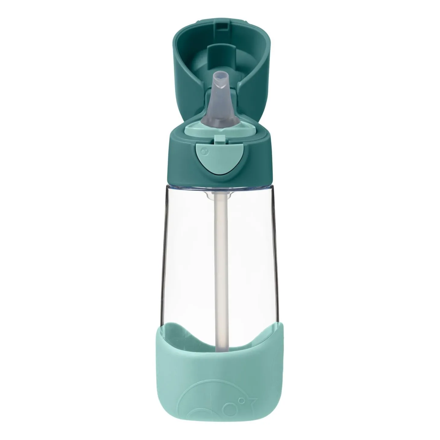 B.Box For Kids Gourde en plastique Tritan avec paille Emerald Forest 450 ml