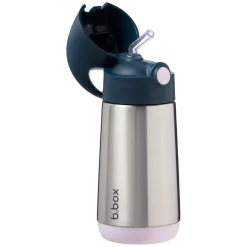 B.Box For Kids                    Gourde inox isotherme avec paille en silicone    Indigo rose            350 ml