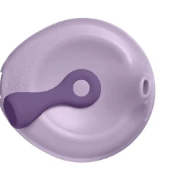 B.Box For Kids Poche gourde repas bébé rechargeable en silicone Mauve 110 ml