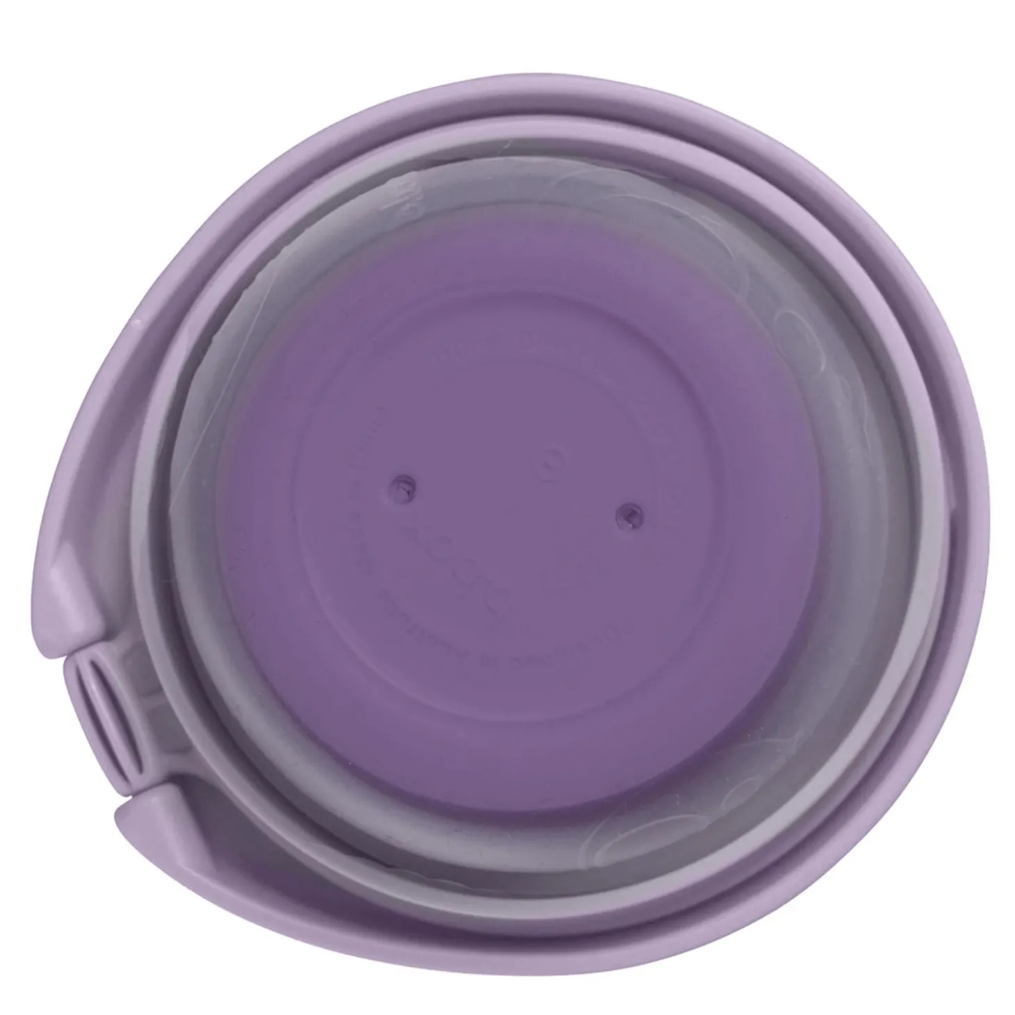 B.Box For Kids Poche gourde repas bébé rechargeable en silicone Mauve 110 ml