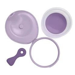 B.Box For Kids Poche gourde repas bébé rechargeable en silicone Mauve 110 ml